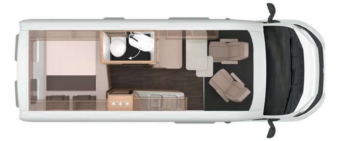 Knaus BoxLife 600 MQ Platinum Selection - Fiat - planlösning