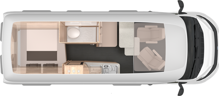 Knaus BoxLife Pro 600 MQ 60 year - Fiat - planlösning